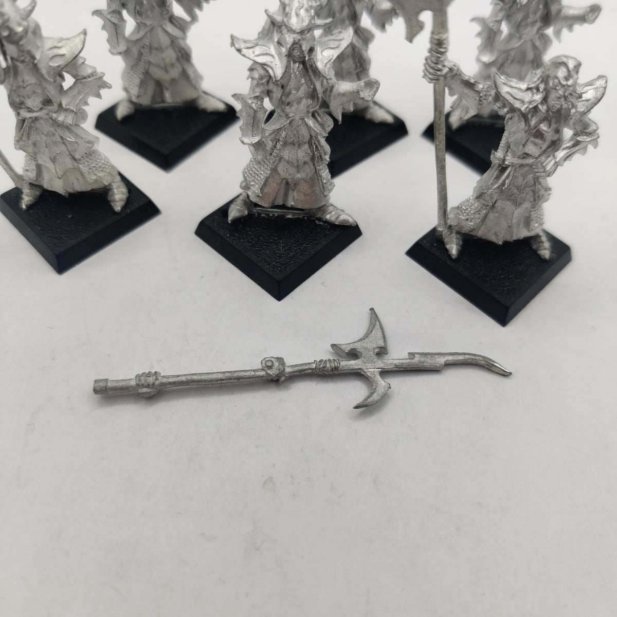 Warhammer The Old World Dark Elf Black Guard x6 Metal AC076-0416