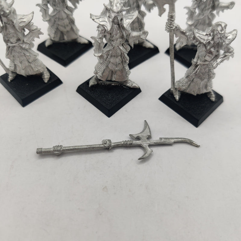 Warhammer The Old World Dark Elf Black Guard x6 Metal AC076