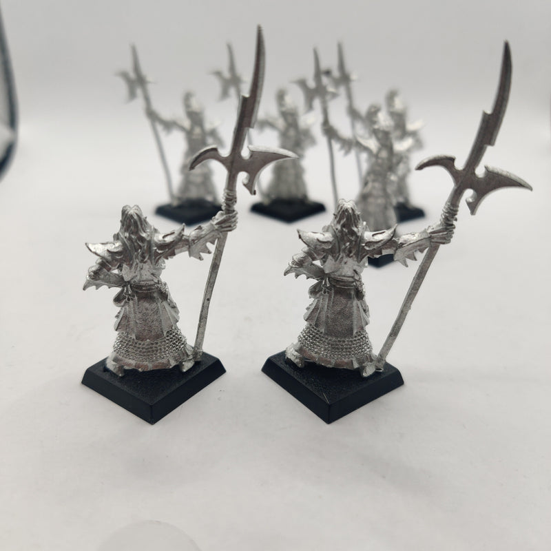 Warhammer The Old World Dark Elf Black Guard x6 Metal AE112