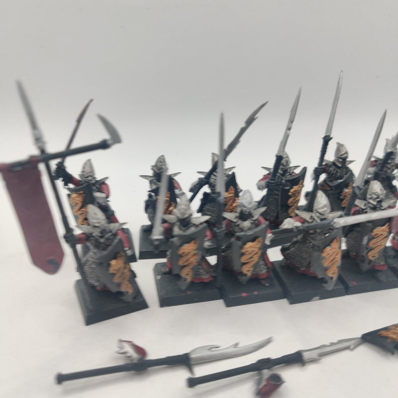 Warhammer The Old World Dark Elf Spearmen x12 Painted BA056