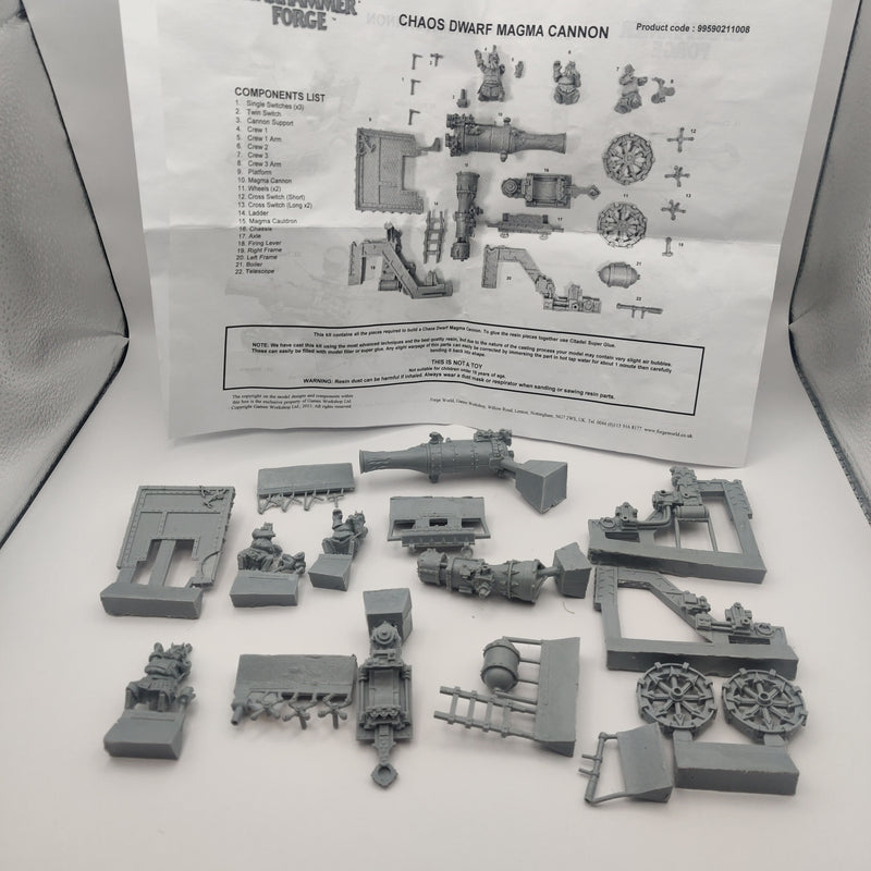 Warhammer the Old World Chaos Dwarf Magma Cannon - Forgeworld Magma Cannon AU020