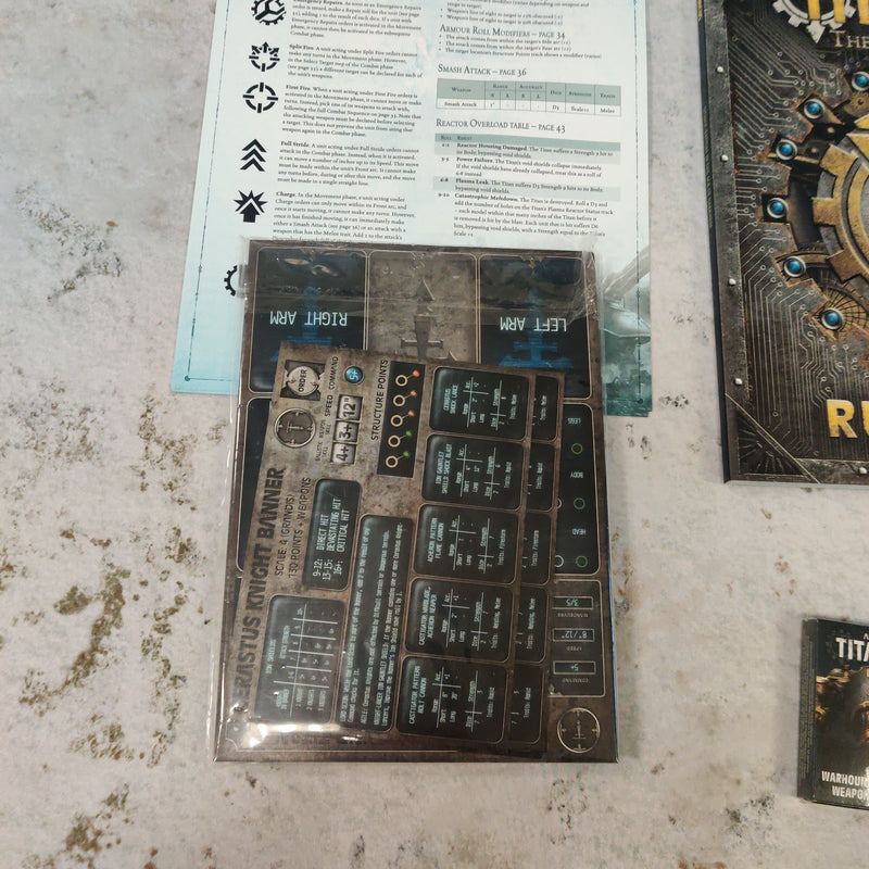 Adeptus Titanicus Starter Set - 2 Titans Part Assembled BD190