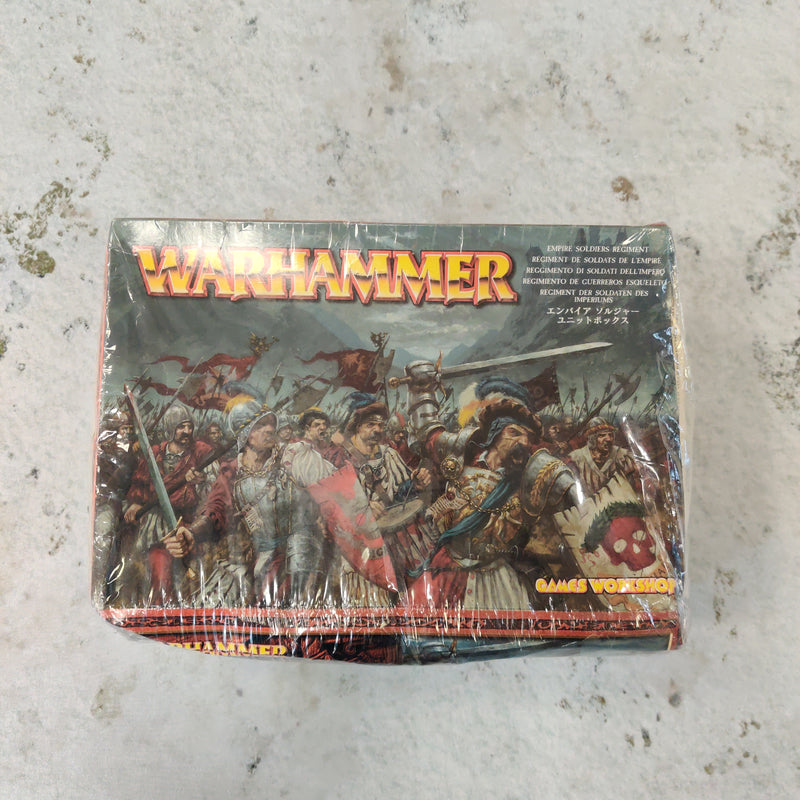 Warhammer The Old World Empire Soldiers Regiment - State Troops - Sealed Damaged Box BD185