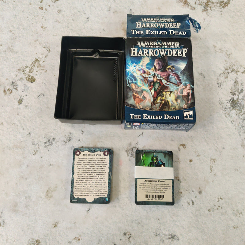 Warhammer Underworlds The Exiled Dead with Box and Cards BD176