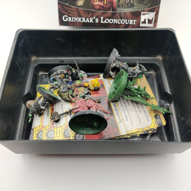 Warhammer Underworlds Grinkrak's Looncourt Painted with Box and Cards BD175