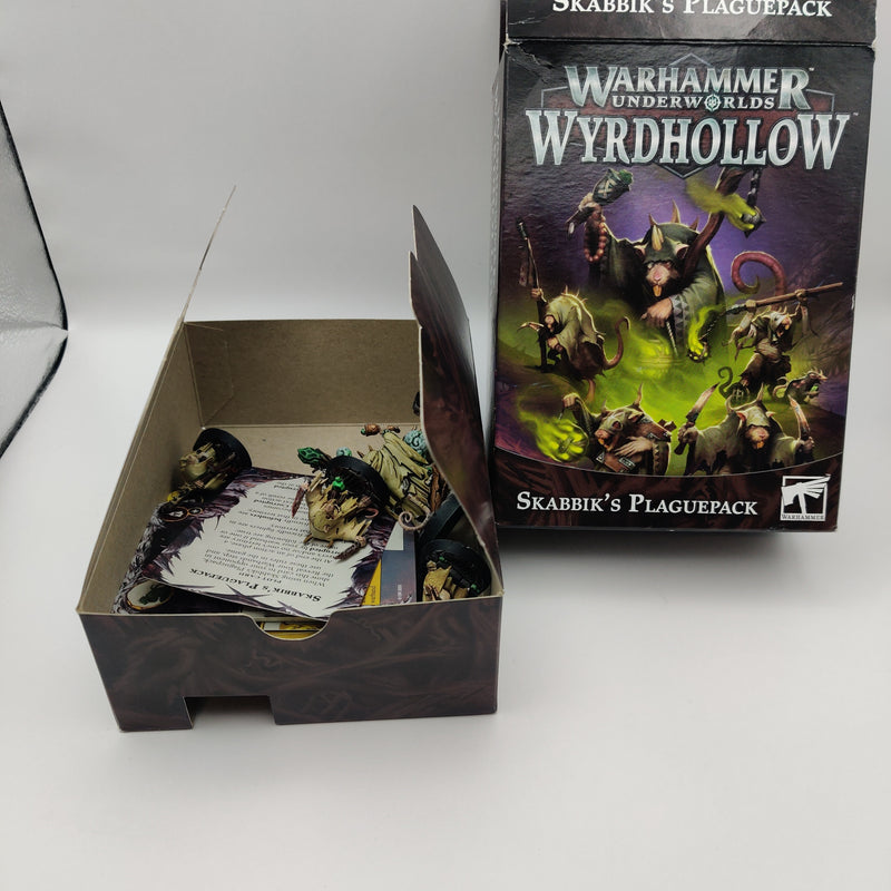 Warhammer Underworlds Skabbik's Plaguepack - Painted with Box and Cards BD177