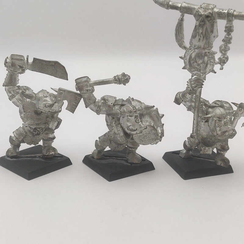 Warhammer Fantasy Black Orc Command Metal AZ189