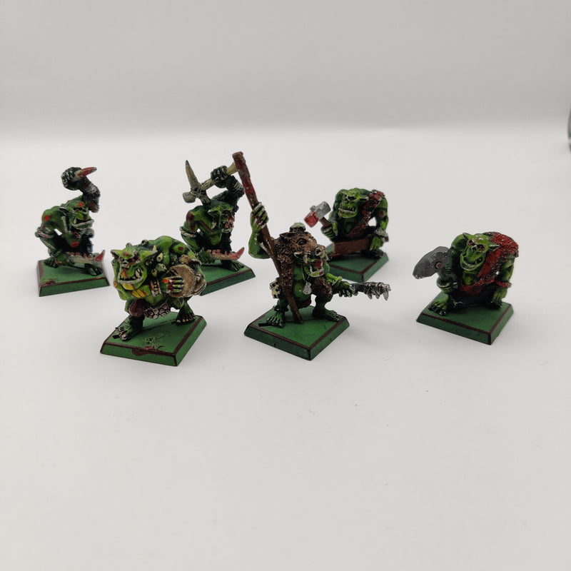 Warhammer Fantasy Savage Orcs x6 Metal OOP AA112