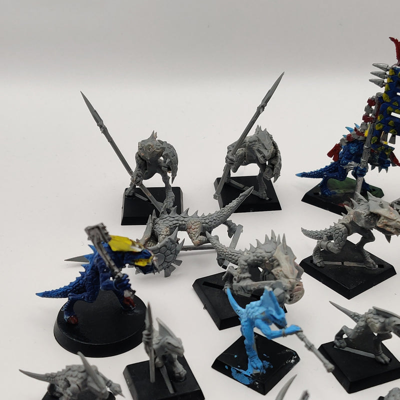 Warhammer Fantasy Lizardmen Saurus Warriors x12 and Skinks x19 AT194