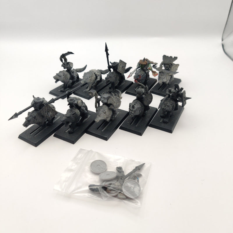 Warhammer Fantasy Goblin Wolf Riders x10 BC068