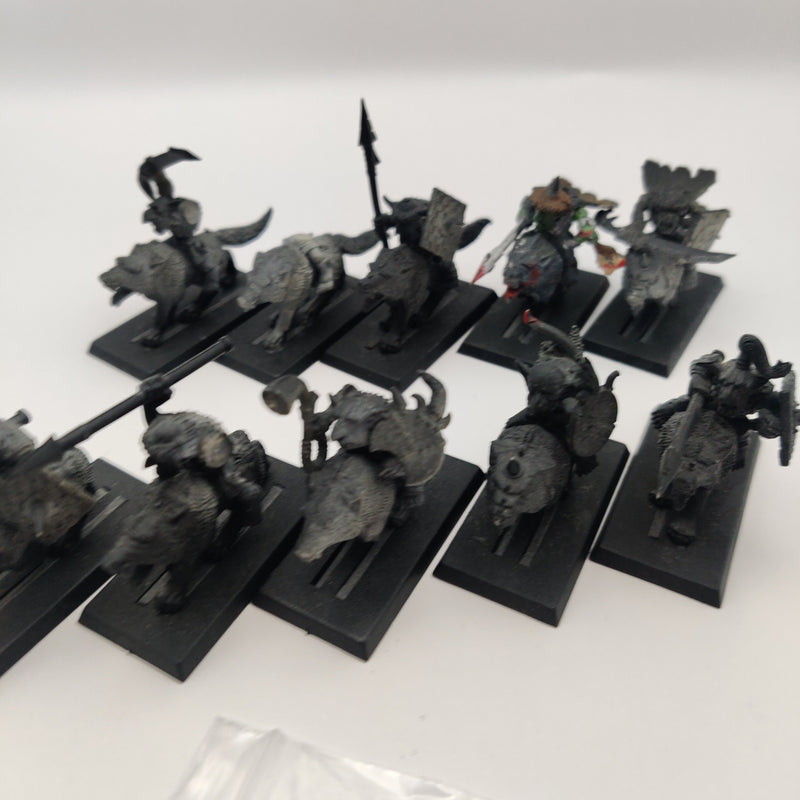Warhammer Fantasy Goblin Wolf Riders x10 BC068