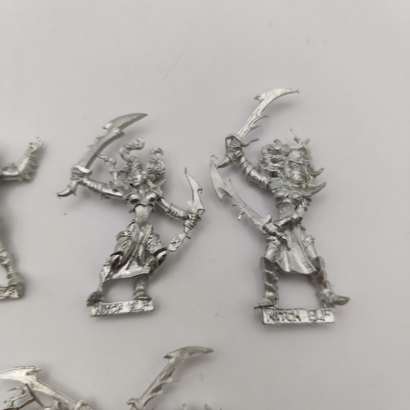 Warhammer Fantasy Dark Elf Witch Elves x7 Metal AC008