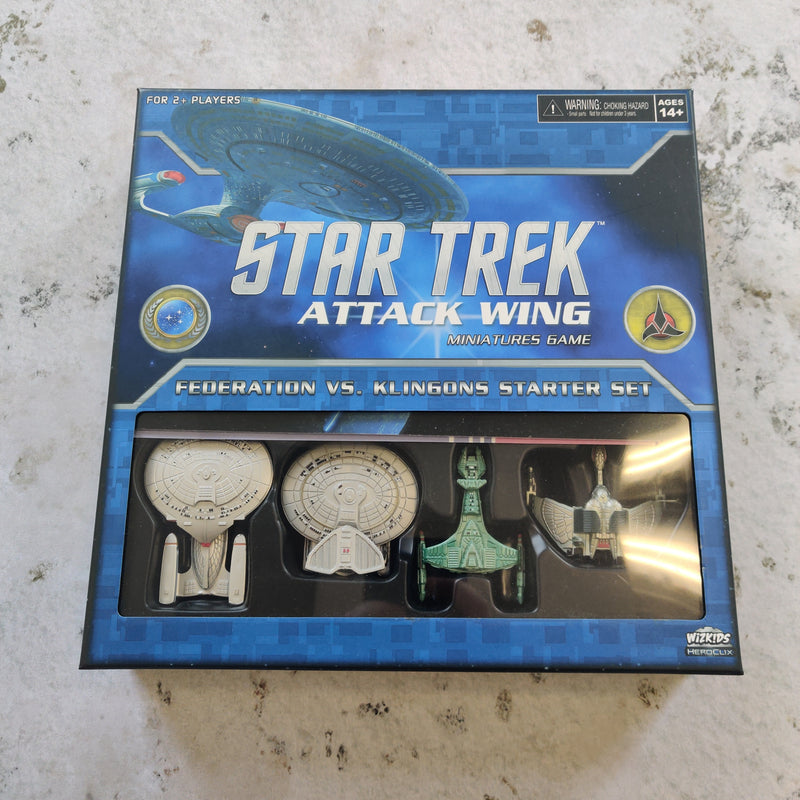 Star Trek Attack Wing Federation vs Klingons Starter Set AY151