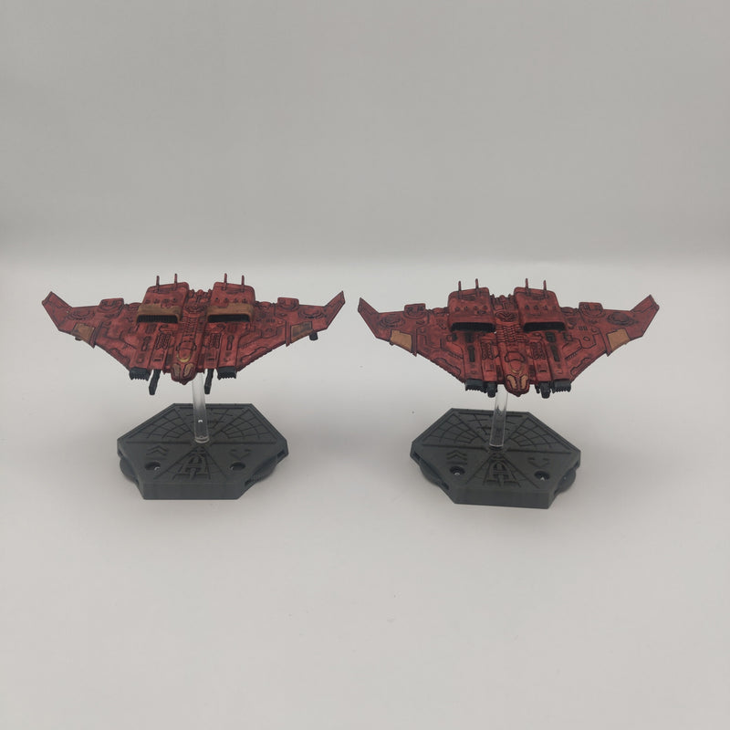 Aeronautica Imperialis T'au Empire Tiger Sharks x2 Painted BA117