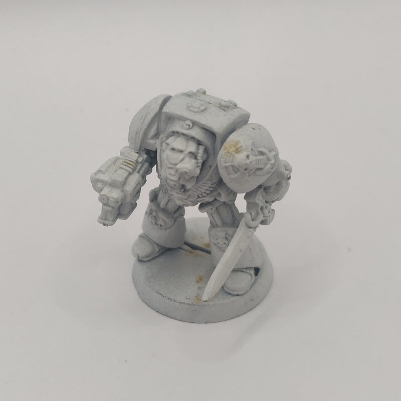 Warhammer 40k Space Marine Terminator Librarian and Captain - Metal OOP AZ119