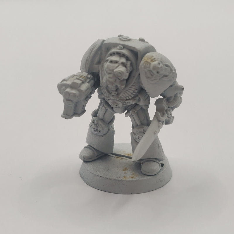 Warhammer 40k Space Marine Terminator Librarian and Captain - Metal OOP AZ119