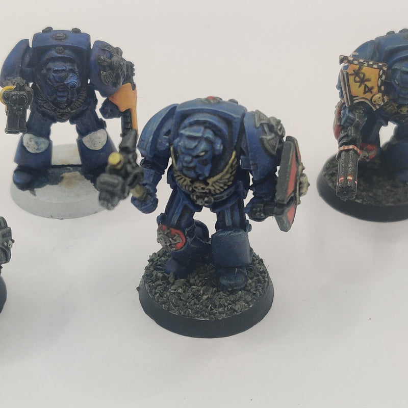 Warhammer 40k Space Marine Terminators - Rogue Trader era - Metal - Well Painted AA102