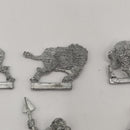 Citadel Orc Boar Riders x2 Vintage Metal AZ190