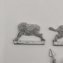 Citadel Orc Boar Riders x2 Vintage Metal AZ190
