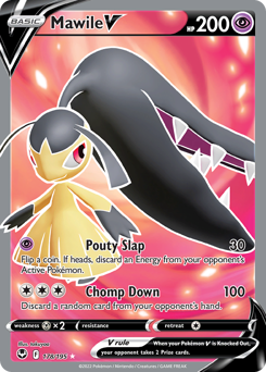 Mawile V - 178/195 - Rare Ultra - Silver Tempest