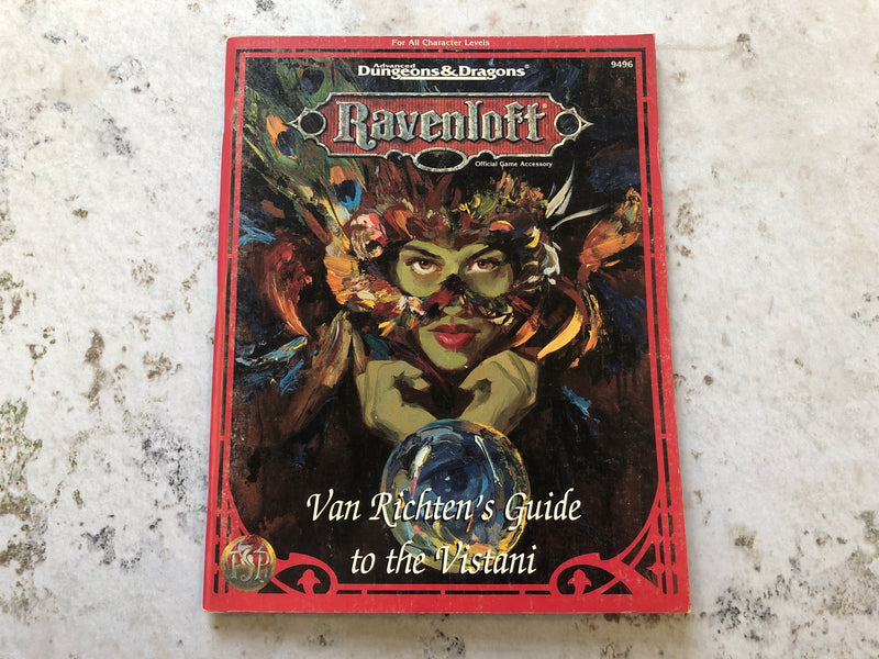 Advanced Dungeons & Dragons - Ravenloft Van Richten's Guide to the Vistani AS677-0924