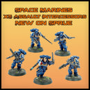 Warhammer 40k: Space Marine x5 Intercessors New on Sprue (No Bases)