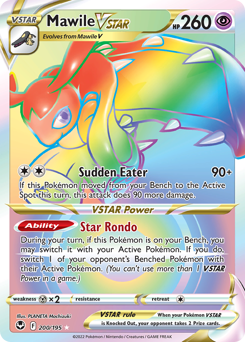 Mawile VSTAR - 200/195 - Rare Rainbow - Silver Tempest