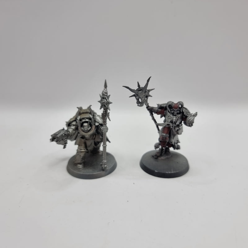 Warhammer 40k: Chaos Space Marines Master of Possession and Terminator Sorcerer (AO020)