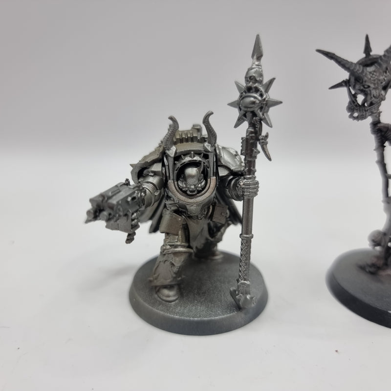 Warhammer 40k: Chaos Space Marines Master of Possession and Terminator Sorcerer (AO020)