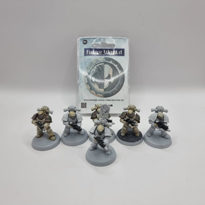 Warhammer 30k: Space Marine MKIII Squad with Combi Weapon Upgrades (AW135)