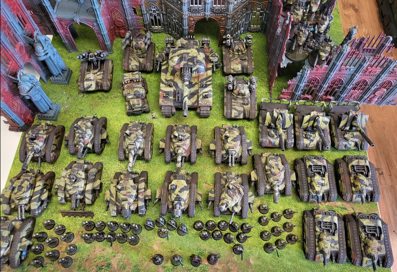 Warhammer 40k: Astra Militarum Army - Large, Painted! (ARMWC25050)