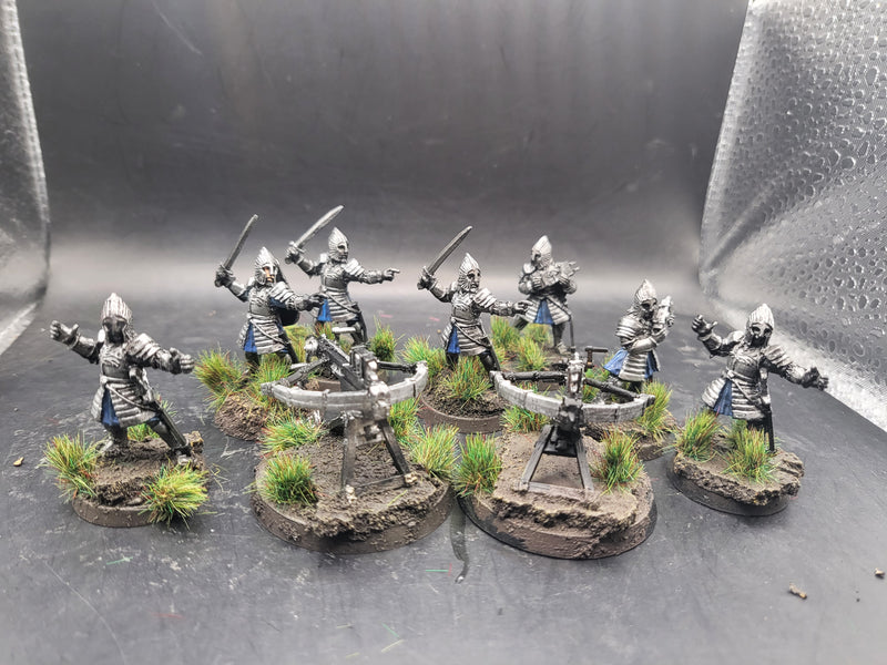 Middle-Earth SBG Minas Tirith Avenger Bolt Throwers with Extra Crew OOP METAL RARE (AJ009)