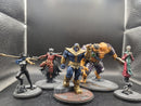 Marvel Crisis Protocol Black Order Bundle very well painted, card included (AX044)