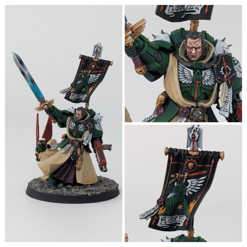 Warhammer 40k: Space Marines Dark Angels Azrael - Pro Painted (BJ154)