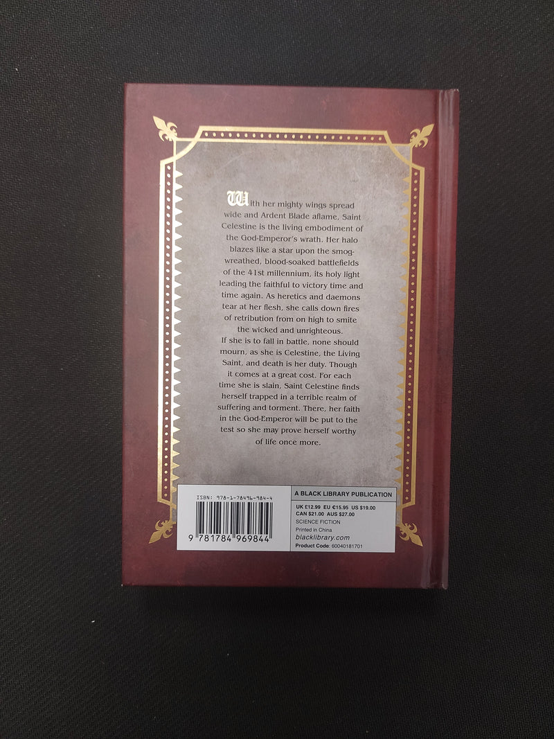 Celestine The Living Saint Andy Clark Hardback  book  Black Library  BG121
