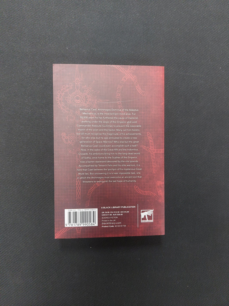 Belisarius Cawl The Great Work Guy Haley  Paperback book  Black Library  BG120