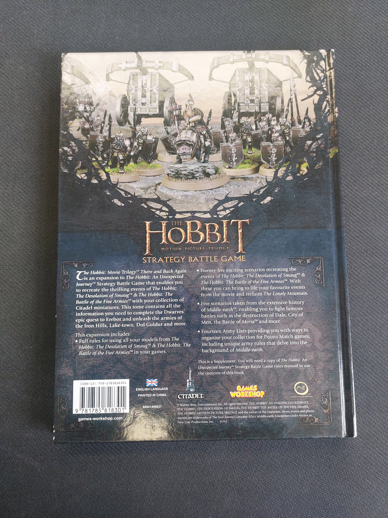 Warhammer LOTR The Hobbit Mesbg There And Back Again Expansion Book BK0097