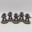 Warhammer Horus Heresy: Space Marine Word Bearers MKIII Support Squad - Painted (AA164)