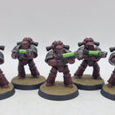 Warhammer Horus Heresy: Space Marine Word Bearers MKIII Support Squad - Painted (AA164)