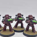Warhammer Horus Heresy: Space Marine Word Bearers MKIII Support Squad - Painted (AA164)