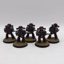 Warhammer Horus Heresy: Space Marines Word Bearers Converted Reconnaissance Squad - Well Painted (BI015)