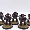 Warhammer Horus Heresy: Space Marines Word Bearers Converted Reconnaissance Squad - Well Painted (BI015)