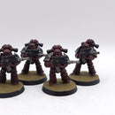 Warhammer Horus Heresy: Space Marines Word Bearers Converted Reconnaissance Squad - Well Painted (BI015)
