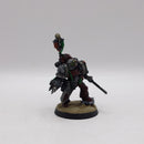 Warhammer Horus Heresy: Space Marines Word Bearers MKIII Apothecary - Well Painted (AZ136)