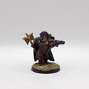 Warhammer Horus Heresy: Space Marines Word Bearers Chaplain - Well Painted (AD028)