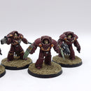 Warhammer Horus Heresy: Space Marines Word Bearers Tartaros Terminators - Well Painted (AW142)
