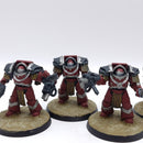 Warhammer Horus Heresy: Space Marines Word Bearers Cataphractii Terminators - Well Painted (BA084)