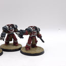 Warhammer Horus Heresy: Space Marines Word Bearers Cataphractii Terminators - Well Painted (BA084)