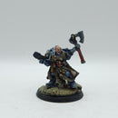 Warhammer 40k: Space Marines Space Wolves Metal Battle Leader - Well Painted (AI151)