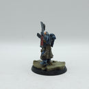 Warhammer 40k: Space Marines Space Wolves Metal Battle Leader - Well Painted (AI151)